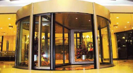 二翼式自動旋轉門