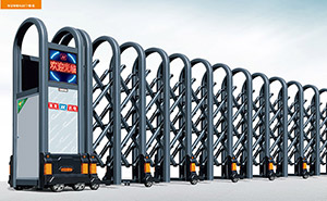 鋁合金伸縮門 - 豪邁1766-A（灰色）鋁合金伸縮門