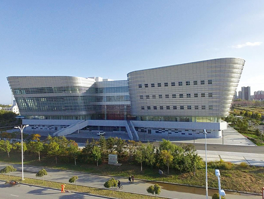 營口圖書大廈 - 中出網(wǎng)-智能出入口與停車充電門戶