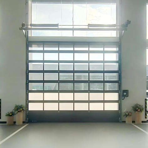 工業(yè)透明分段高架門