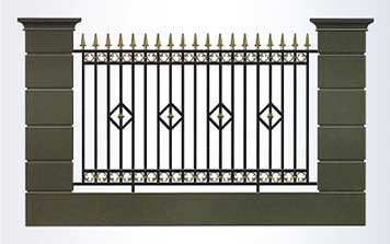 ZYF-9010別墅門(mén)圍墻欄桿系列