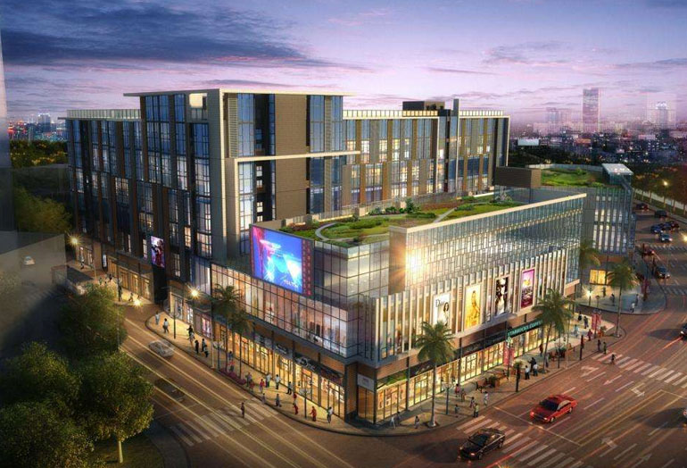 佛山富力廣場(chǎng)護(hù)欄案例 - 中出網(wǎng)-智能出入口與停車充電門戶