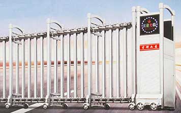 LF-011不銹鋼電動伸縮門