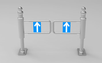 手動(dòng)圓柱擺閘