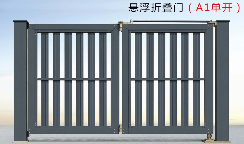 單開(kāi)雙開(kāi)懸航折疊門(mén)A1