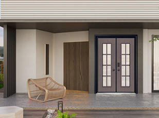 別墅大門-鏡花水月-HK003