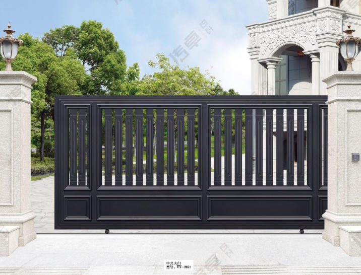 鋁藝精鑄庭院門系列-中式大門TY-2057