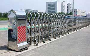 宜昌機械廠和諧伸縮門案例