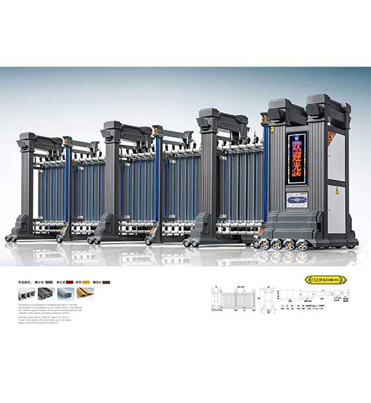 門(mén)之魂KS188灰色電動(dòng)門(mén)