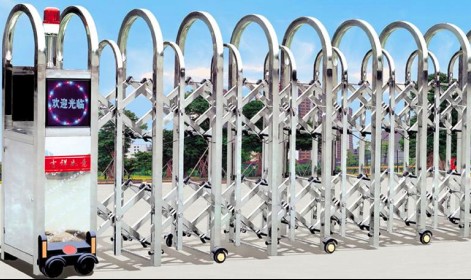 A56大圓彎加強(qiáng)型電動(dòng)伸縮門(mén)