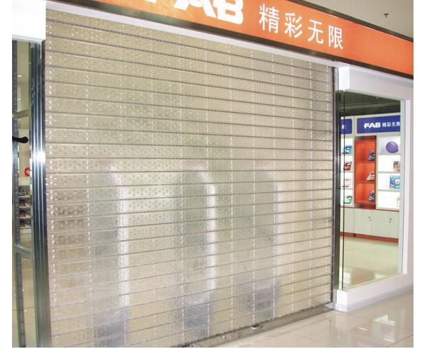 水晶電動卷簾門