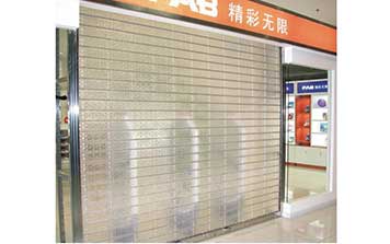 水晶電動卷簾門