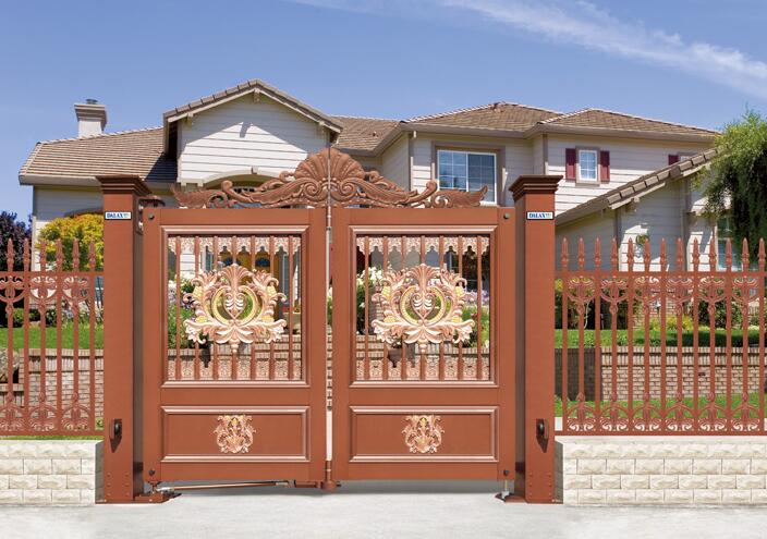 智能懸浮折疊門(mén)718D（古銅金）