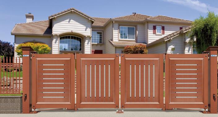 智能懸浮折疊門718B（古銅金）