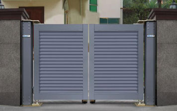 智能平開門730C(灰色)