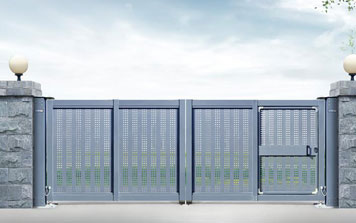 智能平開門730A(灰色)