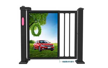 人行通道平開廣告門（伸縮款）