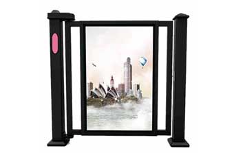 人行通道平開廣告門（定制款）