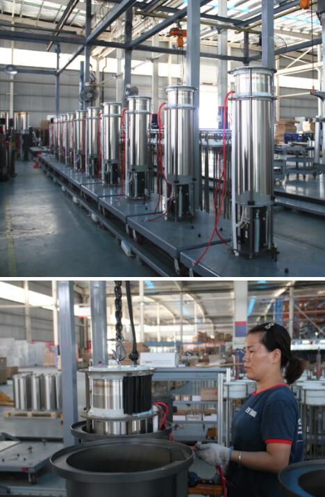 升降柱地基盒表面電泳+噴涂兩道工序處理