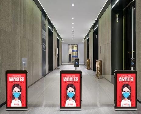 樓宇人行廣告門