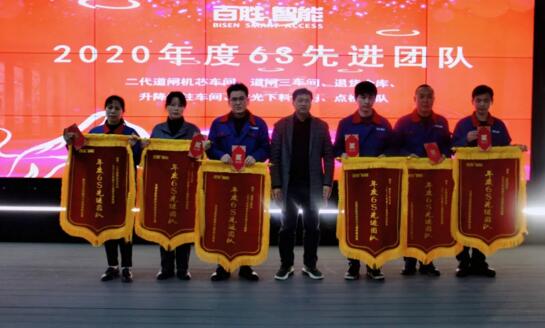 獲獎團隊：二代道閘機芯車間、道閘三車間、升降地柱車間、激光下料車間、點檢團隊、退貨倉庫