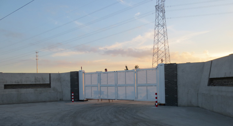 感恩鹽城西大豐劉莊自來水廠選擇了南北德信懸浮門