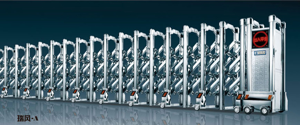 南北德信瑞風(fēng)-A不銹鋼伸縮門