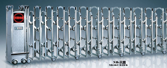 NB-天鷹不銹鋼伸縮門