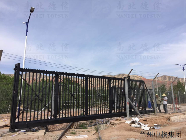 蘭州中核集團懸浮平移門 - 中出網-智能出入口與停車充電門戶