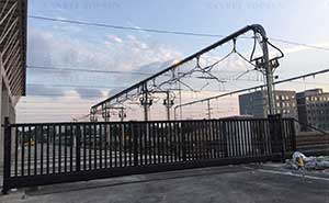 南寧軌道交通集團(tuán)10米南門(mén)（1）智能安全伸縮平移門(mén)工程案例