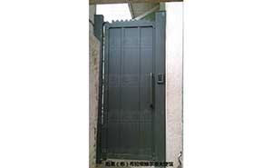 剛果大使館小門(mén)智能安全伸縮平移門(mén)工程案例