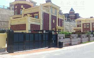 吉林市私人別墅智能懸折門工程案例