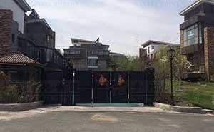 吉林長春私人別墅智能懸折門工程案例