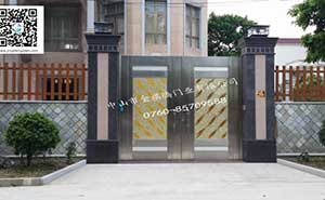 中山黃圃別墅住宅大門工程案例