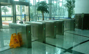 上海橋式圓角翼閘案例 - 中出網-智能出入口與停車充電門戶