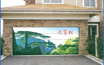 彩繪卷簾車庫門