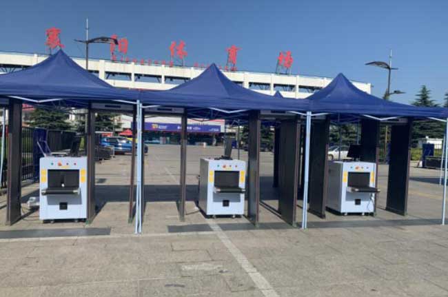 湖北省襄陽市諸葛亮廣場襄陽體育場6臺-TH5030安檢門案例 - 中出網(wǎng)-智能出入口與停車充電門戶