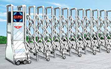 雷盾門(mén)（不銹鋼精拋）伸縮門(mén)