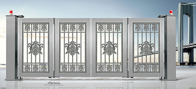 鋼藝庭院門-GY-1018