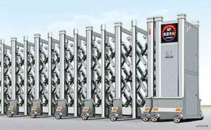 不銹鋼伸縮門 - A380系列-005不銹鋼伸縮門