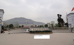 重慶開縣中學(xué)伸縮門工程案例