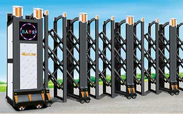 鋁合金電動伸縮門