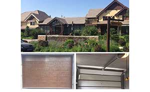 原鄉(xiāng)美利堅別墅車庫門案例