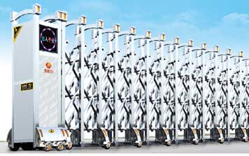 金紅門電動伸縮門