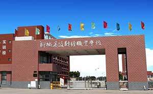 聊城高級財經(jīng)學校電動伸縮門案例