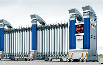 精鋼門G608A電動(dòng)伸縮門