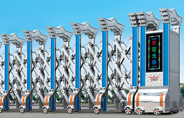 門王C-SSCL-J1301不銹鋼伸縮門