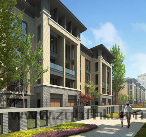 南京華府國(guó)際護(hù)欄案例 - 中出網(wǎng)-智能出入口與停車充電門戶