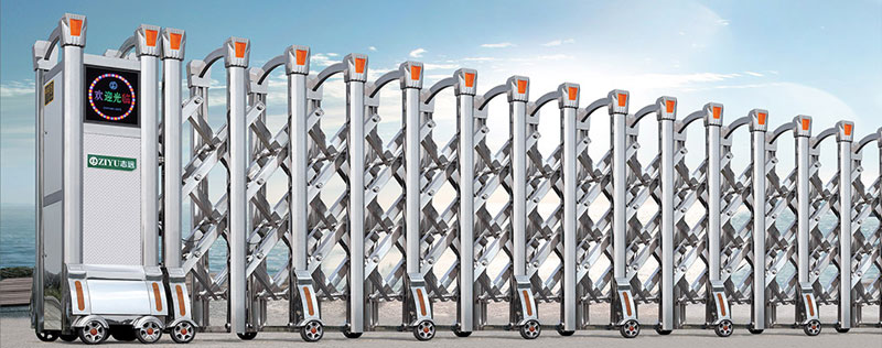 精鋼衛(wèi)士611-A不銹鋼伸縮門(mén)