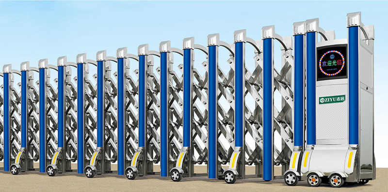 巨龍2號(hào)不銹鋼伸縮門(mén)